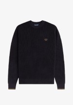 Fred Perry - Waffle stitch jumper - K6507 102 - Tadolini Abbigliamento