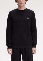 Fred Perry - Waffle stitch jumper - K6507 102 - Tadolini Abbigliamento