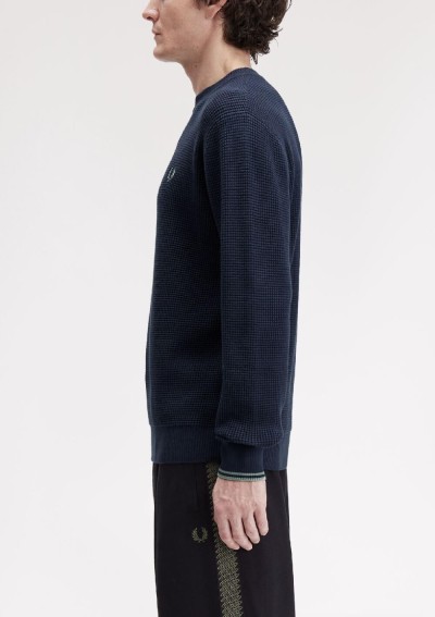 Fred Perry - Maglione con lavorazione goffrata - K6507 738 - Tadolini Abbigliamento
