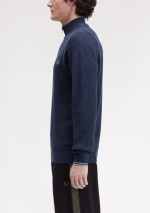 Fred Perry - Waffle stitch half zip jumper - K8557 738 - Tadolini Abbigliamento