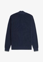Fred Perry - Waffle stitch half zip jumper - K8557 738 - Tadolini Abbigliamento