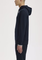 Fred Perry - Felpa con cappuccio a righe - M2643 248 - Tadolini Abbigliamento