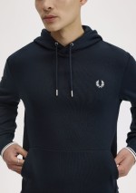 Fred Perry - Felpa con cappuccio a righe - M2643 248 - Tadolini Abbigliamento