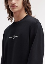 Fred Perry - Felpa ricamata - M4727 102 - Tadolini Abbigliamento