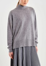 Vicolo - 100% wool pullover with cowl neck - 22224 - Tadolini Abbigliamento