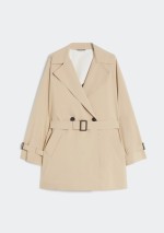 Weekend Max Mara - Short trench coat in water-repellent canvas - 5021036106 - WKDOVATTA - Tadolini Abbigliamento
