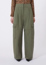 Weekend Max Mara - Cotton gabardine trousers - 5131106106 - WKDAQUILA - Tadolini Abbigliamento