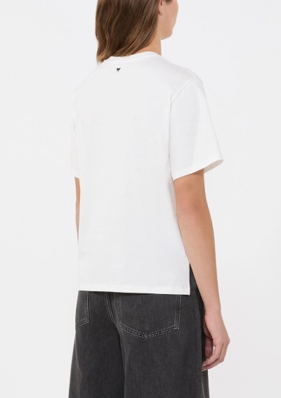 Weekend Max Mara - T-shirt in jersey con stampa e ricami - 5971066106 - WKDAGILE - Tadolini Abbigliamento