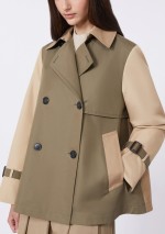 Weekend Max Mara - Trench crop in gabardina antigoccia - 5021056106 - WKDBIGLIA - Tadolini Abbigliamento