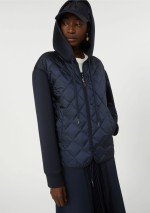 Weekend Max Mara - Giacca con cappuccio in jersey e tela antigoccia imbottita - 5081086106 - WKDEDITO - Tadolini Abbigliamento