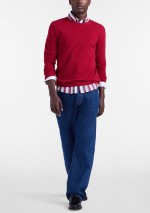 Harmont & Blaine - Pullover girocollo con lavorazione 3D -  HRQ083030763532 - Tadolini Abbigliamento