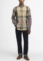 Barbour - Harris tailored long-sleeved shirt - MSH5071 TN31 - Tadolini Abbigliamento