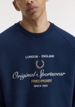 Fred Perry - Felpa Original Sportswear - M2414 X86 - Tdolini Abbigliamento