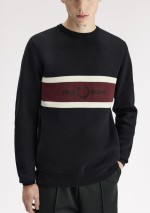 Fred Perry - Embroidered panel jumper - K2320 - Tdolini Abbigliamento