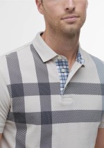 Barbour - Blaine tartan short-sleeved polo shirt - MML1117 BE12 - Tadolini Abbigliamento