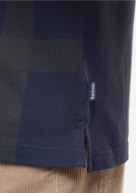 Barbour - Blaine tartan short-sleeved polo shirt - MML1117 NY94 - Tadolini Abbigliamento