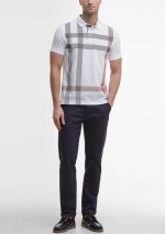 Barbour - Polo Blaine oversized tartan - MML1117 WH11 - Tadolini Abbigliamento