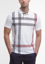 Barbour - Polo Blaine oversized tartan - MML1117 WH11 - Tadolini Abbigliamento