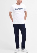 Barbour - T-shirt logo - MTS0531 WH51 - Tadolini Abbigliamento