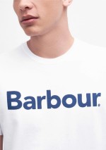 Barbour - T-shirt logo - MTS0531 WH51 - Tadolini Abbigliamento
