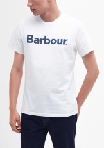Barbour - T-shirt logo - MTS0531 WH51 - Tadolini Abbigliamento