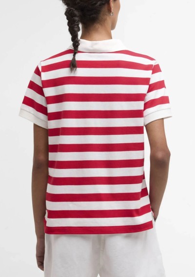 Barbour - Ashbourne striped polo shirt - LML0887 RE16 - Tadolini Abbigliamento