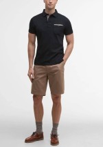 Barbour - Polo Corpatch a maniche corte leggermente aderente - MML1496 BK31 - Tadolini Abbigliamento