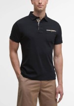 Barbour - Polo Corpatch a maniche corte leggermente aderente - MML1496 BK31 - Tadolini Abbigliamento