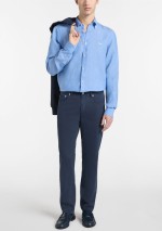 Harmont & Blaine - Regular-fit pure linen shirt - CRQ014010883B 844 - Tadolini Abbigliamento