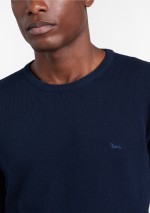 Harmont & Blaine - Pullover girocollo con lavorazione 3D - HRQ083030763 801 - Tadolini Abbigliamento