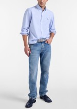 Harmont & Blaine - Camicia micro righe regular fit - CRQ074013435B - Tadolini Abbigliamento