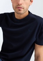 Harmont & Blaine - T-shirt in cotone regular fit - IRQ236021904 801 - Tadolini Abbigliamento