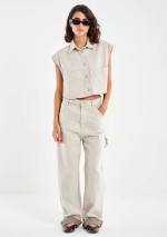 Vicolo - Sleeveless denim vest - DAB5075 - Tadolini Abbigliamento