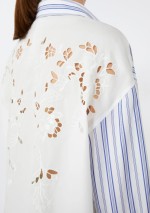 Weekend Max Mara - Camicia in cotone a righe e pizzo Sangallo - 5111016206 - WKDTESSILE - Tadolini Abbigliamento