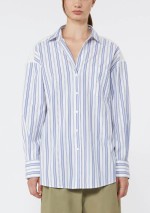 Weekend Max Mara - Camicia in cotone a righe e pizzo Sangallo - 5111016206 - WKDTESSILE - Tadolini Abbigliamento