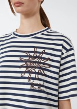 Weekend Max Mara - T-shirt in jersey di cotone con stampa - 5941116206 - WKDSABATO - Tadolini Abbigliamento