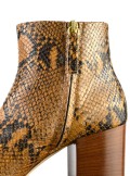 TWINSET Milano LEATHER ANKLE BOOTS WITH ANIMAL PRINT 192TCT012 - Tadolini Abbigliamento