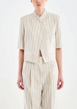Vicolo - Blazer maniche corte a righe - TAB1975 - Tadolini Abbigliamento