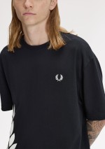 Fred Perry - T-shirt textured Laurel Wreath - M2440 102 - Tadolini Abbigliamento