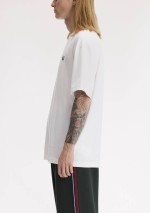 Fred Perry - T-shirt textured Laurel Wreath - M2440 129 - Tadolini Abbigliamento