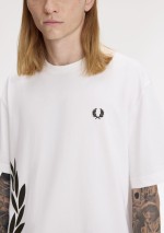 Fred Perry - T-shirt textured Laurel Wreath - M2440 129 - Tadolini Abbigliamento