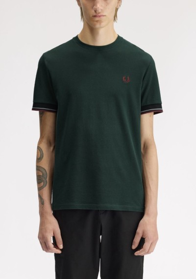 Fred Perry - Twin tipped cuff T-shirt - M2396 560 - Tadolini Abbigliamento