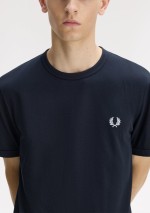 Fred Perry - T-shirt con fettuccia a righe - M2460 - Tadolini Abbigliamento