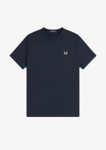 Fred Perry - T-shirt con fettuccia a righe - M2460 - Tadolini Abbigliamento