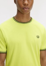 Fred Perry - T-shirt con doppia riga - M3519 84B - Tadolini Abbigliamento