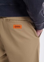Universal Overall - Pantaloni bio wash con pinces e gamba affusolata - PTG05 BEG - Tadolini Abbigliamento