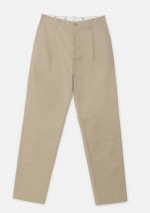 Universal Overall - Tuck tapered bio wash pants - PTG05 BEG - Tadolini Abbigliamento