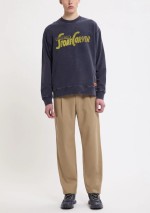 Universal Overall - Pantaloni bio wash con pinces e gamba affusolata - PTG05 BEG - Tadolini Abbigliamento