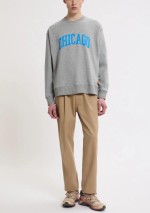 Universal Overall - Felpa Chicago - U2613250C HGRY - Tadolini Abbigliamento