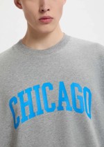 Universal Overall - Felpa Chicago - U2613250C HGRY - Tadolini Abbigliamento